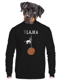 unisex mikina bez kapuce