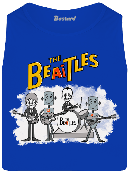AI Beatles pánské tílko Royal Blue