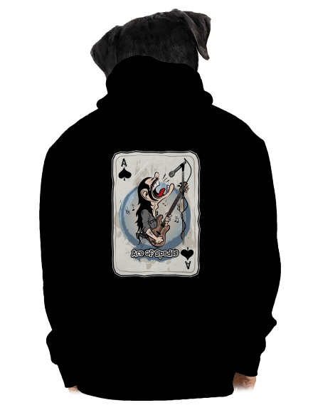 Ace of Spades pánská mikina na zip Black