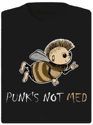 Punks Not Med dámské sportovní tričko Black