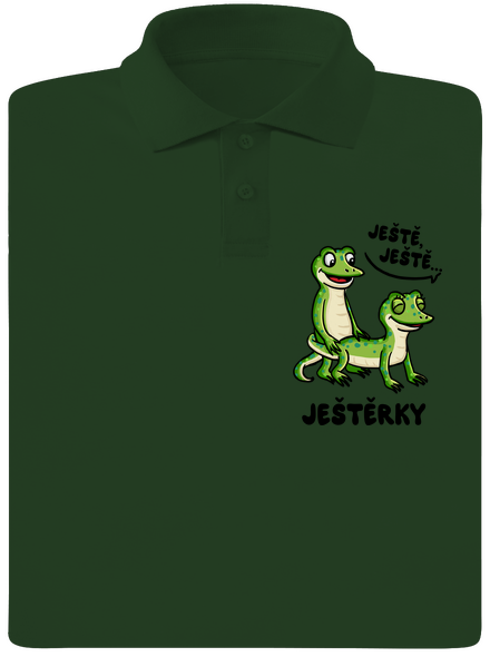 Ještě, ještě pánská polokošile Bottle Green Mal