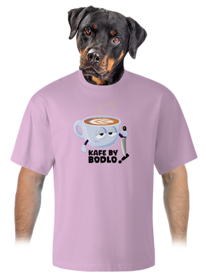 Kafe by bodlo unisex tričko oversized Orchid