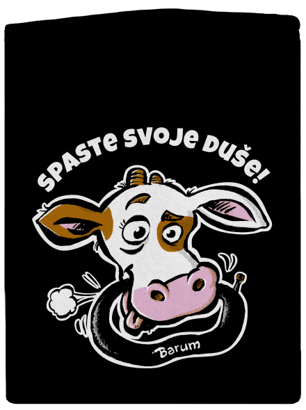 Spaste svoje duše dámská mikina na zip Black
