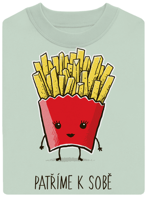 Patříme k sobě unisex mikina bez kapuce Blush Mint