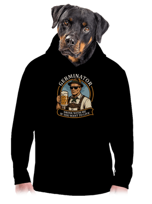 Germinator pánská mikina klokanka Black