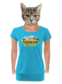 dámské tričko s lemem