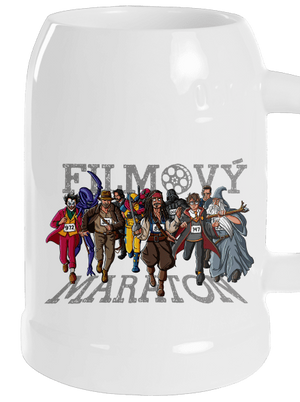 Filmový maraton půllitr White