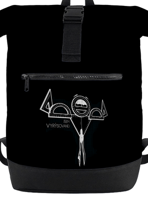 Vyrýsovanej batoh Black