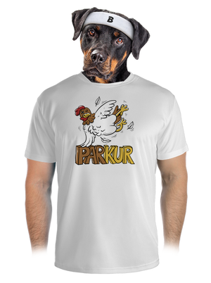 Parkur pánské sportovní tričko White