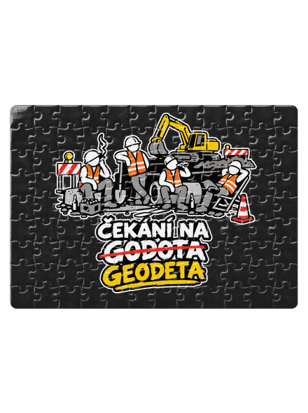 Čekání na geodeta puzzle White