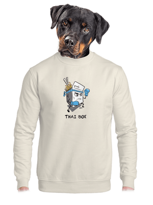 unisex mikina bez kapuce