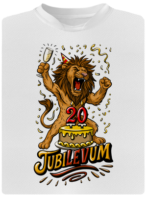 Jubilevum dětské sportovní tričko White