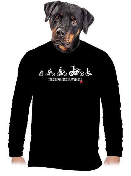Bikers evolution pánské dlouhý rukáv Black