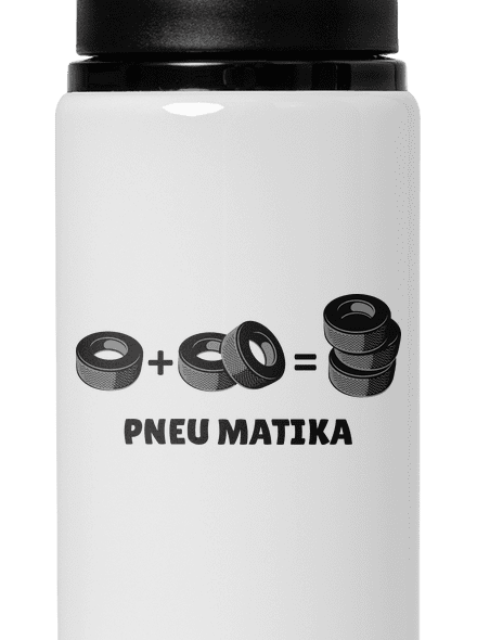 Pneu Matika lahev na vodu White