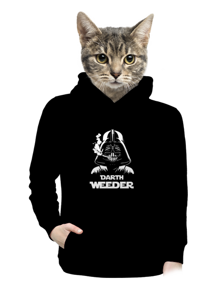 Darth Weeder dámská mikina klokanka Black