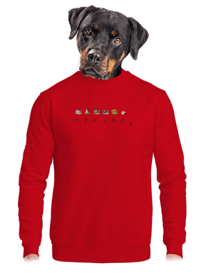 unisex mikina bez kapuce