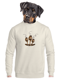 unisex mikina bez kapuce