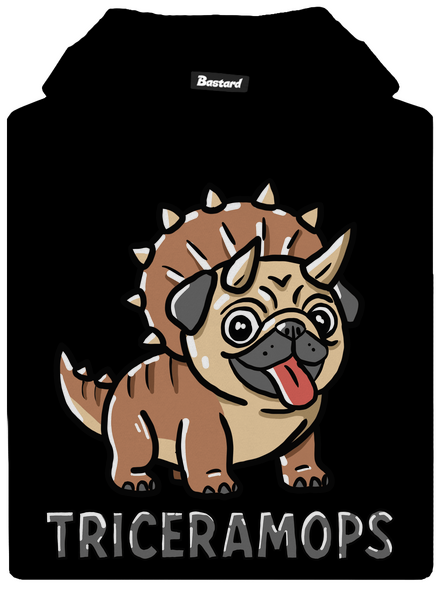 Triceramops dětská mikina klokanka Black