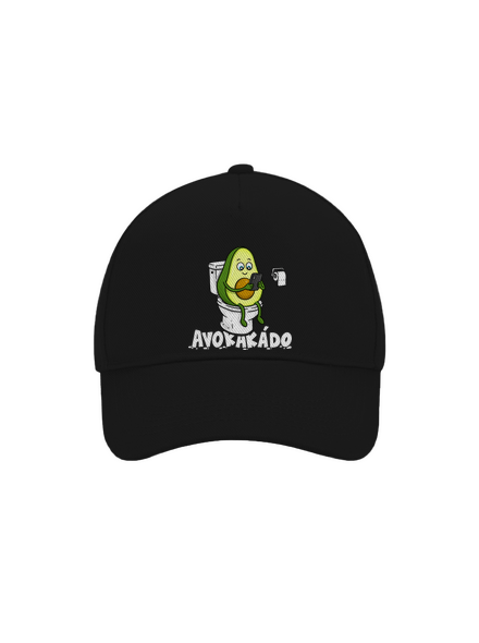 Avokakádo kšiltovka baseballka Black