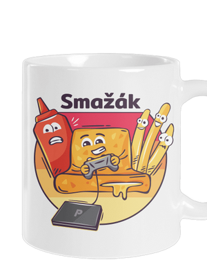 Smažák klasický hrnek White