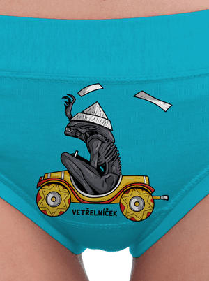 Vetřelníček dámské kalhotky Turquoise