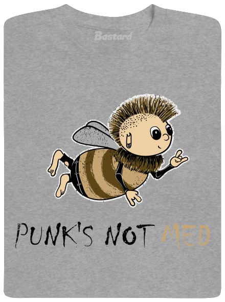 Punks Not Med pánské tričko Sport Grey
