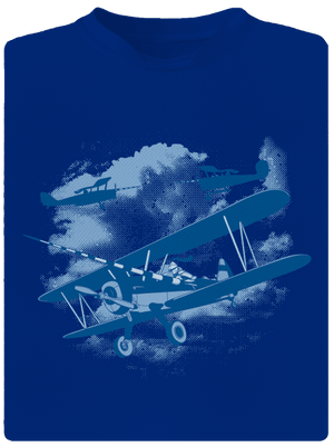 Rytíři nebes pánské sportovní tričko Royal Blue Mal