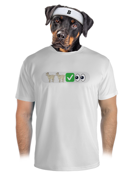 Emoji pánské sportovní tričko White
