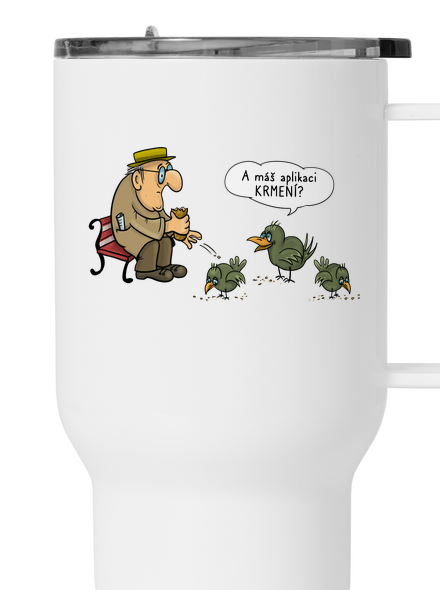 Aplikace Krmení termohrnek White