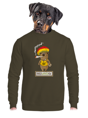 Medweedek unisex mikina bez kapuce Urban Khaki