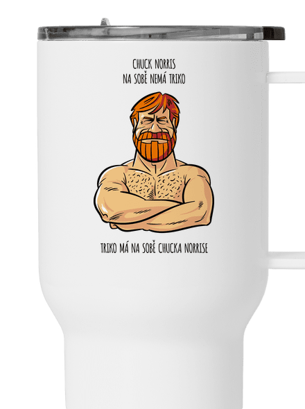 Chuck Norris termohrnek White