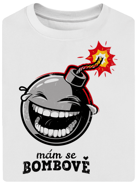Mám se bombově unisex tričko oversized White