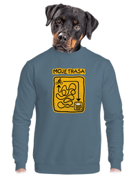 unisex mikina bez kapuce