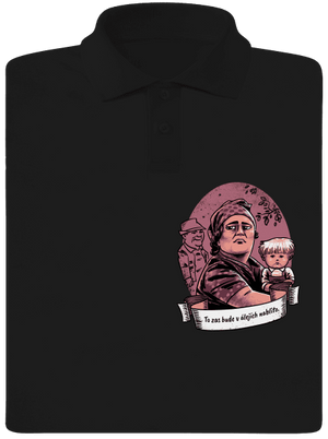 B14: Slavnosti sněženek pánská polokošile Black