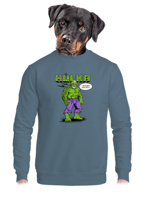 unisex mikina bez kapuce