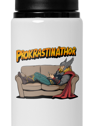 Prokrastináthor lahev na vodu White
