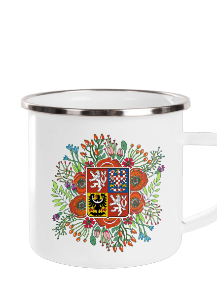 Moje rodná země Česká republika  plecháček White