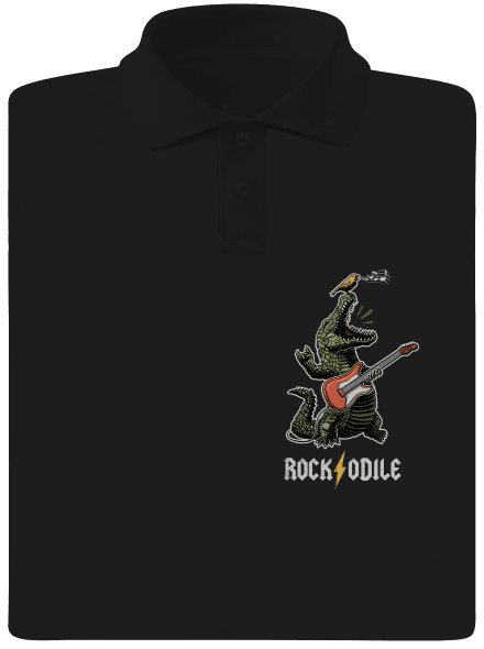 Rockodile pánská polokošile Black