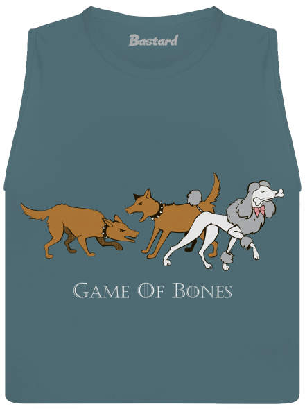 Game of Bones dámské tílko volné Heather Deep Teal