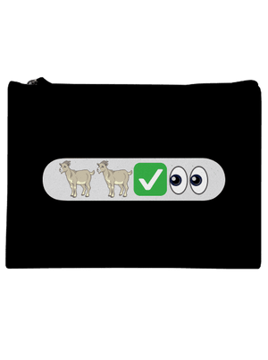 Emoji taštička Black