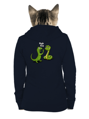 High Five dámská mikina na zip Navy Mal