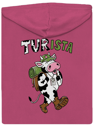 Tur na cestách dámská mikina na zip Magenta