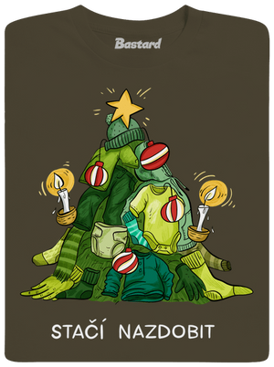 Stačí nazdobit pánské dlouhý rukáv Urban Khaki