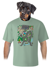 unisex tričko oversized