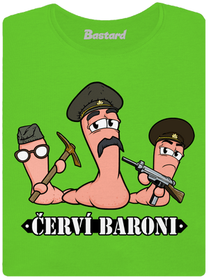 Červí baroni dámské tričko Apple Green