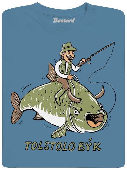 Tolstolobýk pánské tričko Stone Blue