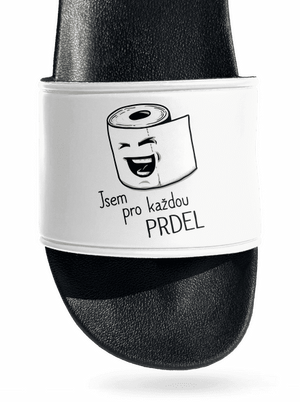 Prdel pantofle White