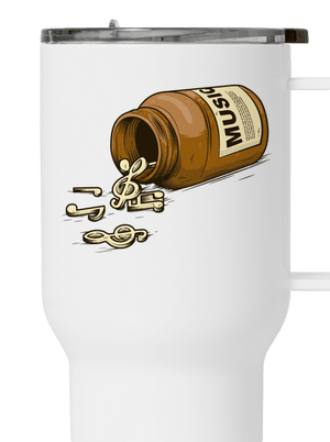 Music Pills termohrnek White