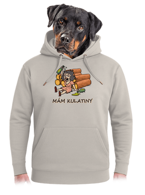 Mám kulatiny unisex mikina premium Pastel Macchiato