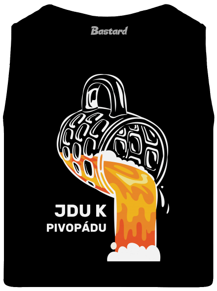 Pivopád pánské tílko Black